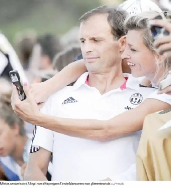 allegri un selfie allegro