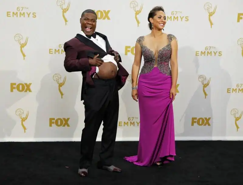 attore tracy morgan e sua moglie megan wollover