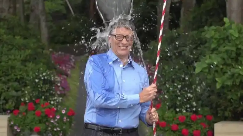 bill gates ice bucket