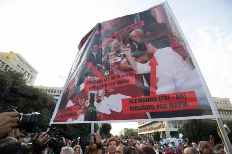 cartellone alla manifestazione di piazza don bosco