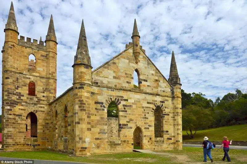 chiesa di port arthur   tasmania