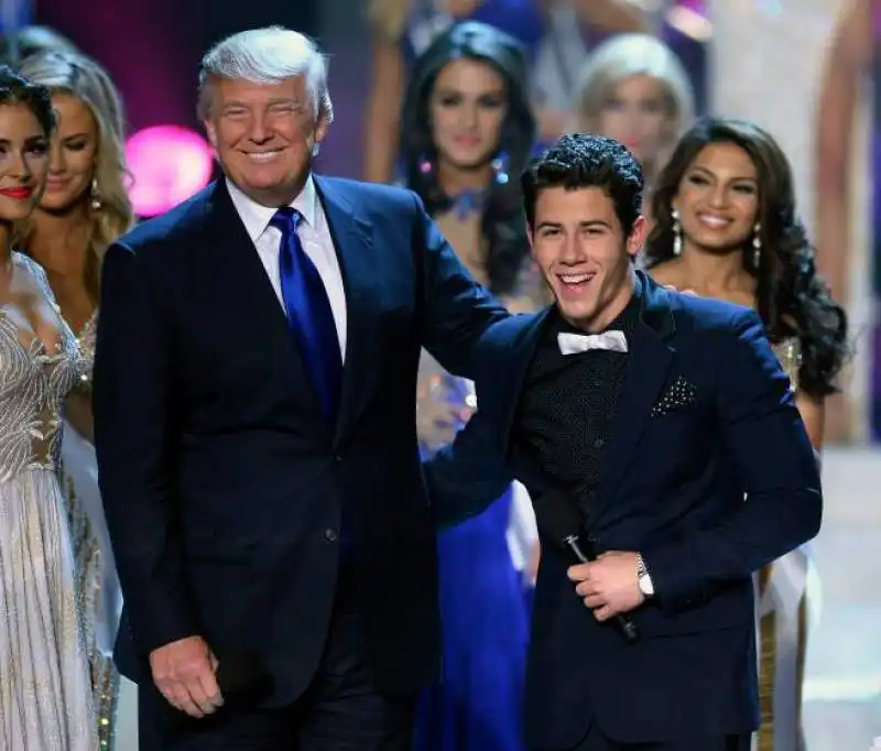 donald trump  nick jonas