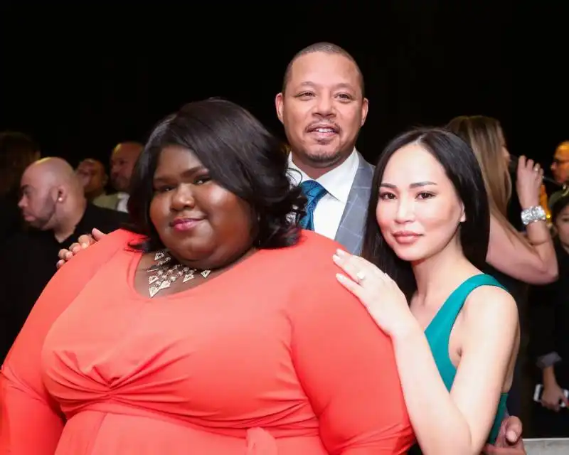 gabourey sidibe con terrence howard e mira pak