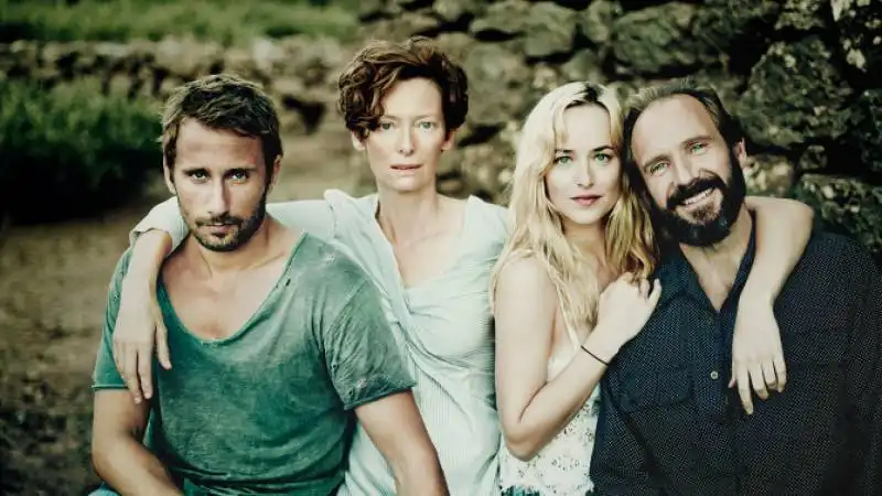 il cast di a bigger splash