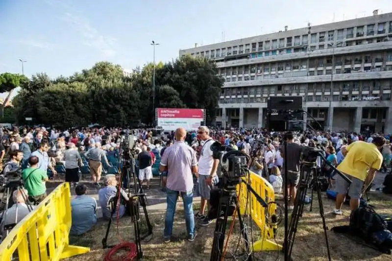 il palco della manifestazione