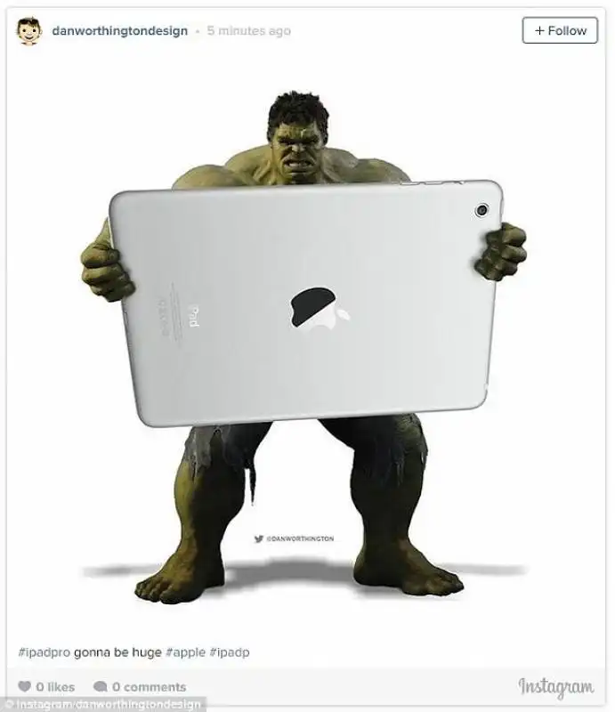 ipad pro hulk