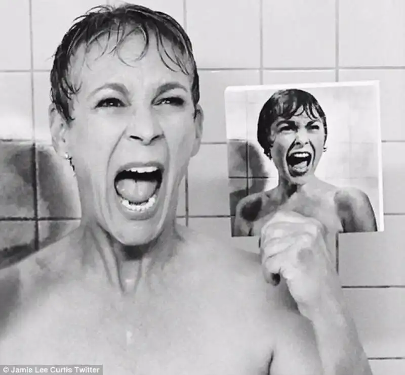 jamie lee curtis nei panni di sua madre in psycho 