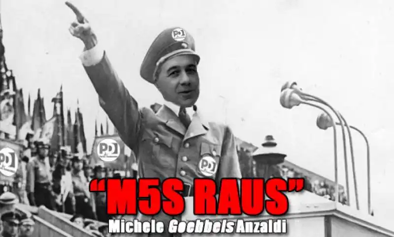 MICHELE ANZALDI COME GOEBBELS SUL BLOG DI BEPPE GRILLO