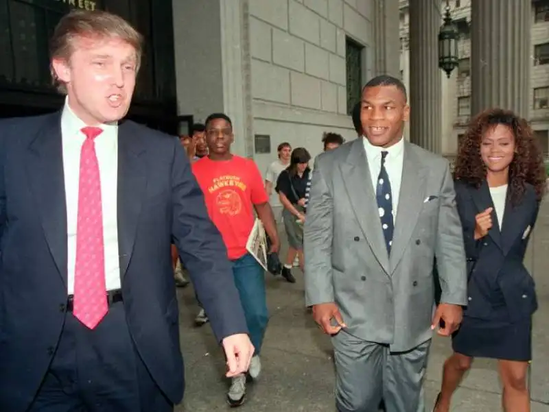 mike tyson robin givens e donald trump