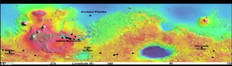 nasa acqua su marte  7