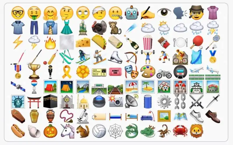 nuove emoticons ios 9.1 beta 1