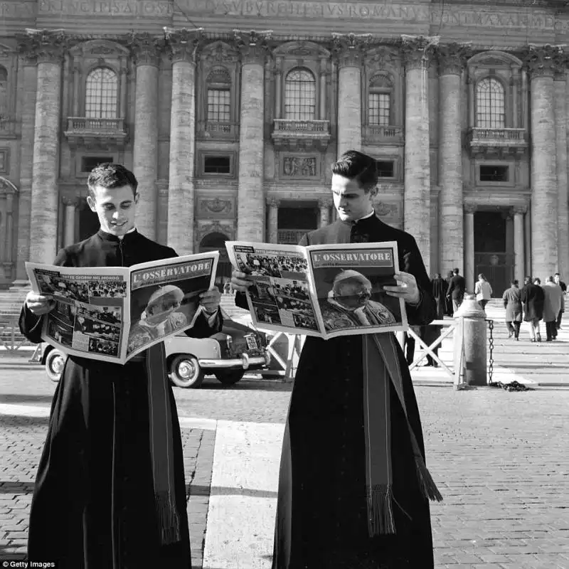 piazza san pietro   1955