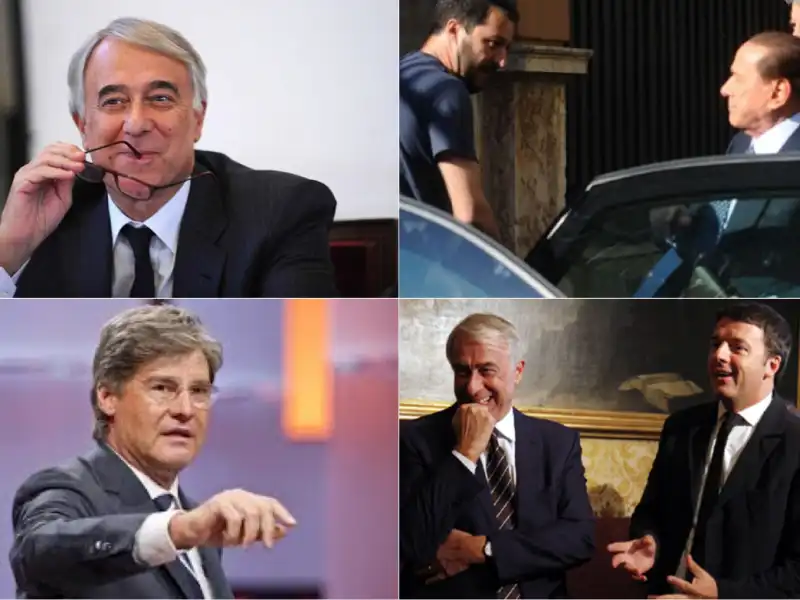 PISAPIA RENZI BERLUSCONI SALVINI