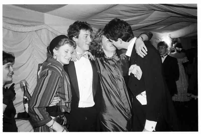 sarah hamilton, david cameron, francesca ferguson, and tim murphy oxford 1987