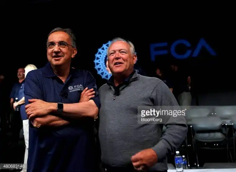 SERGIO MARCHIONNE E DENNIS WILLIAMS 