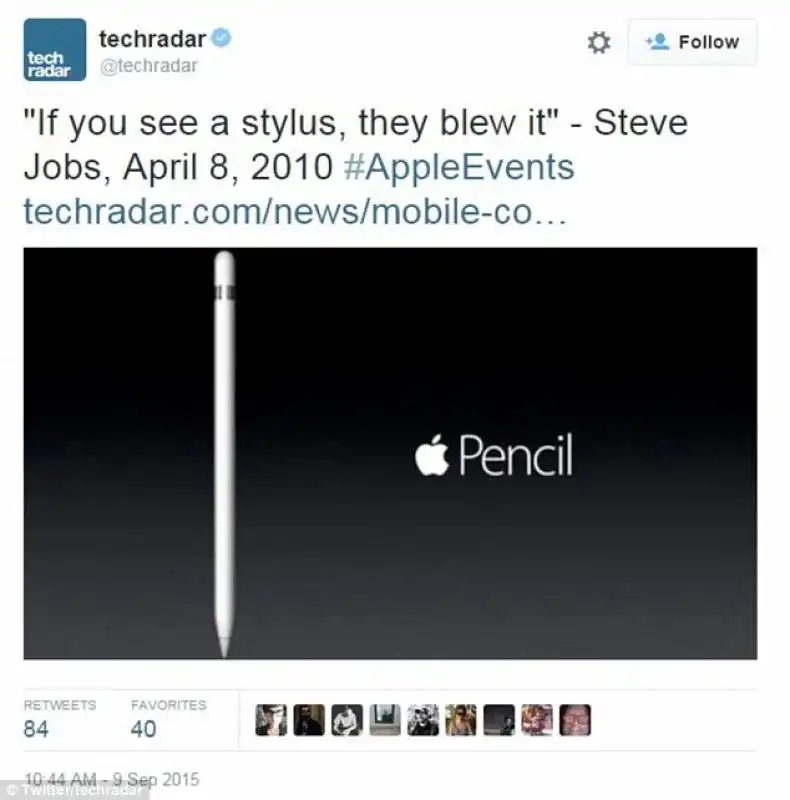 steve jobs contro apple pencil