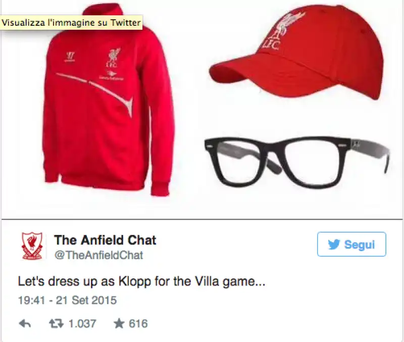 TIFOSI LIVERPOOL KLOPP