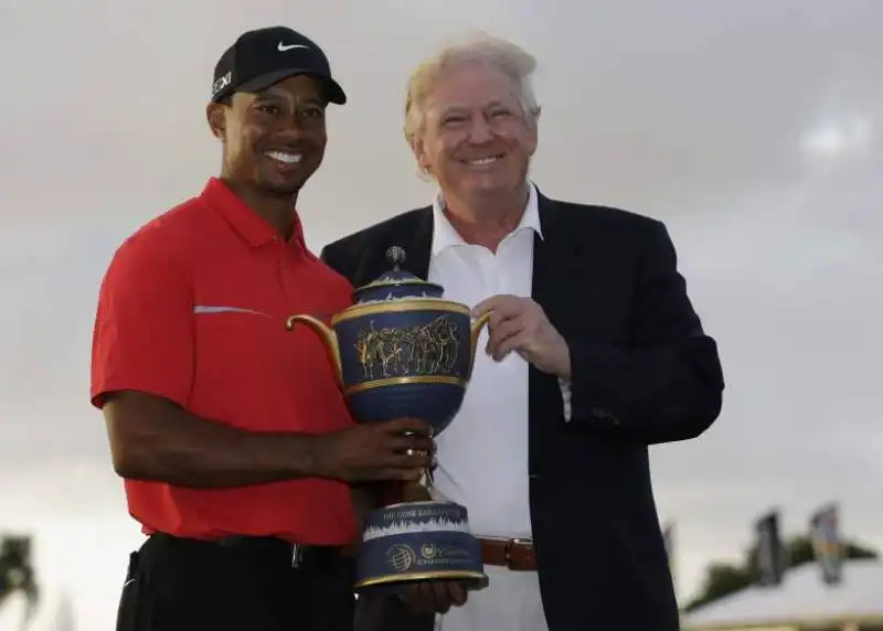 tiger woods  donald trump