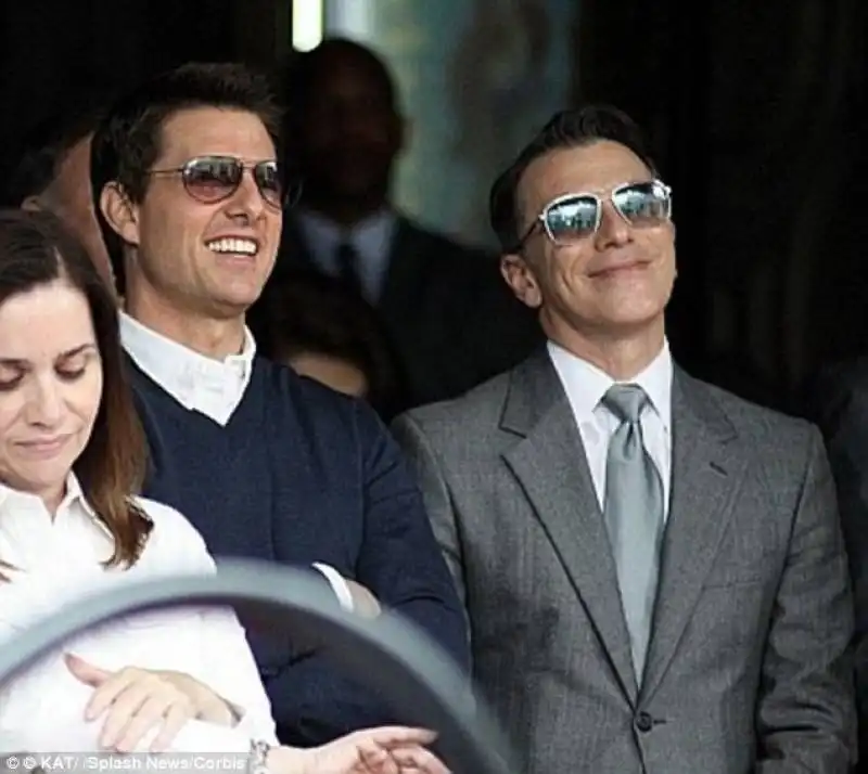 tom cruise con il leader di scientology david miscavige