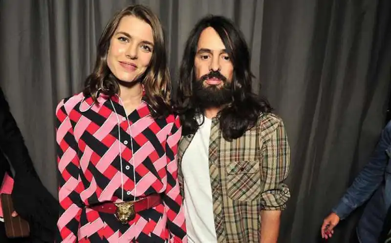 ALESSANDRO MICHELE E CHARLOTTE CASIRAGHI