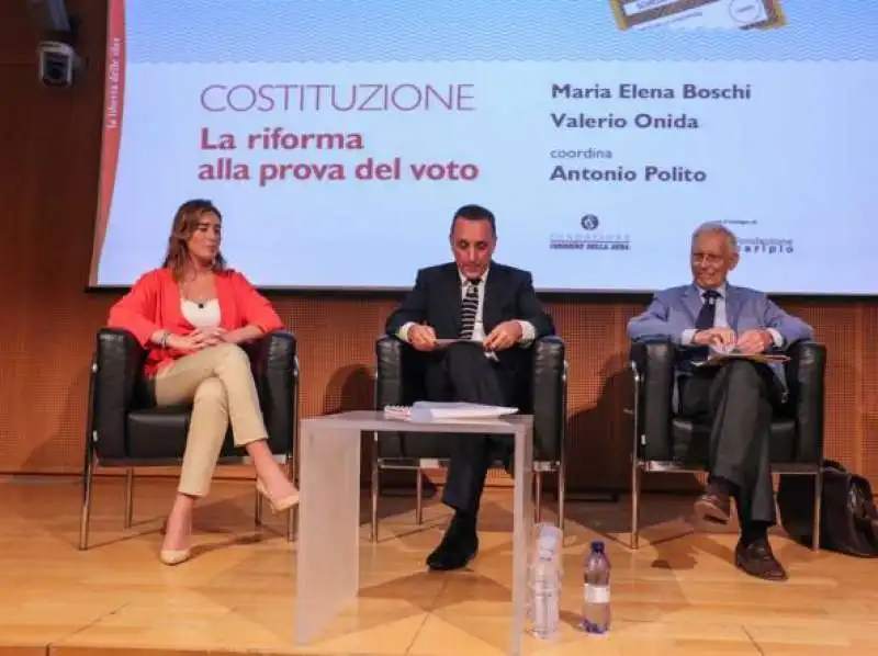 BOSCHI POLITO ONIDA AL DIBATTITO