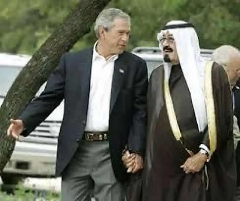 BUSH E ABDULLAH MANO NELLA MANO