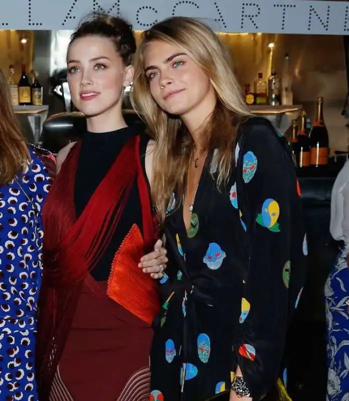 cara delevingne e amber heard