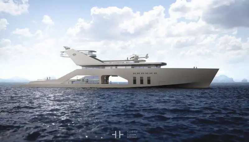 hareide mega yacht ibrido  9