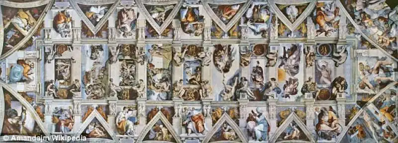 i triangoli della cappella sistina