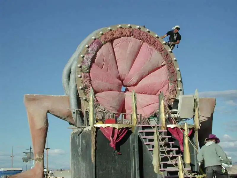 installazione burning man