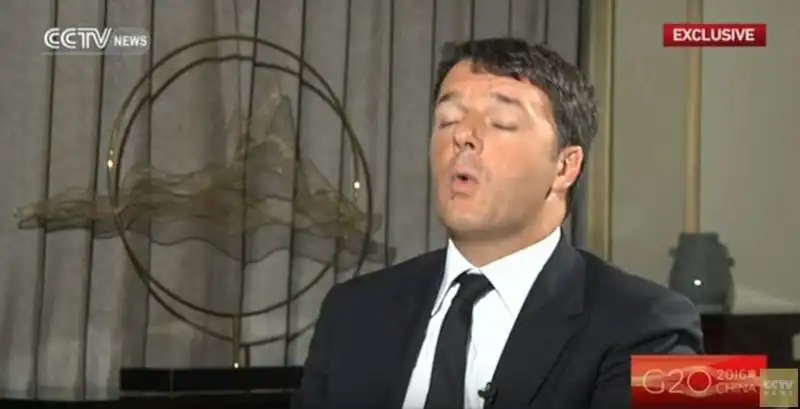 intervista di renzi alla tv cinese 8