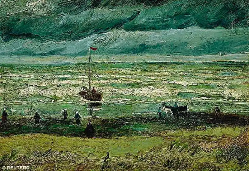 'la spiaggia di scheveningen durante un temporale' van gogh