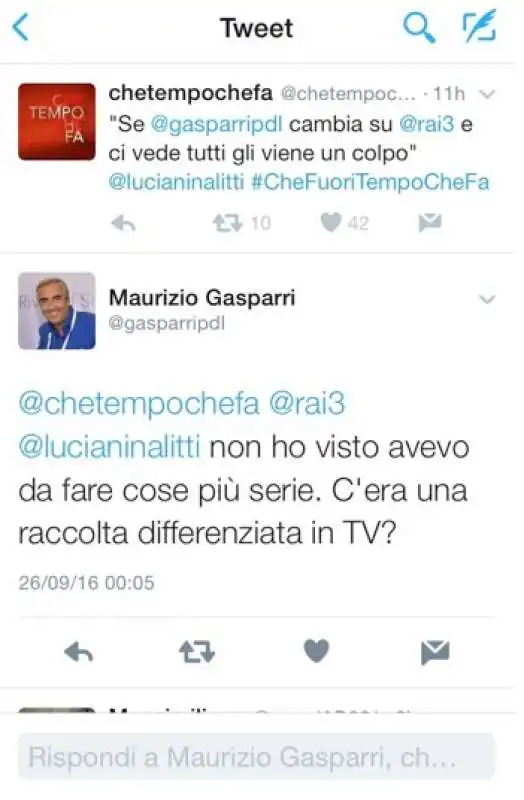 luciana littizzetto vs gasparri