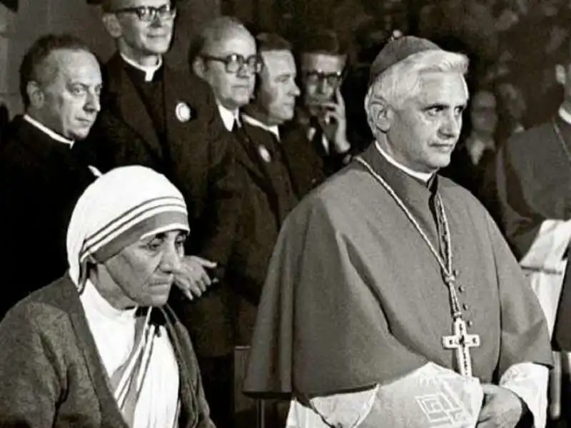 madre teresa e joseph ratzinger