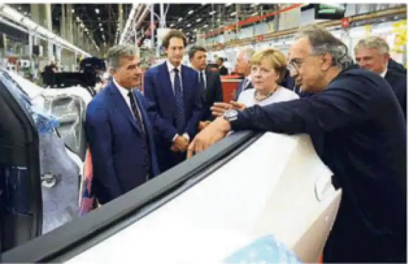 MERKEL MARCHIONNE MARANELLO