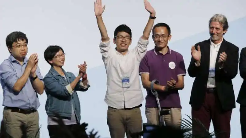 NATHAN LAW UNO DEI LEADER DELLA RIVOLUZIONE DEGLI OMBRELLI A HONG KONG