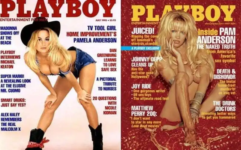 pamela aanderson su playboy