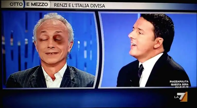 renzi vs travaglio a otto e mezzo  