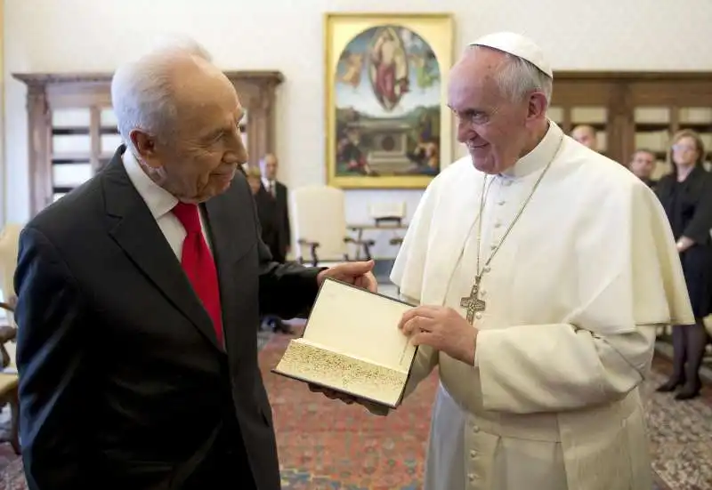 SHIMON PERES PAPA FRANCESCO 1