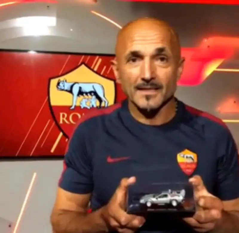 spalletti con la delorean