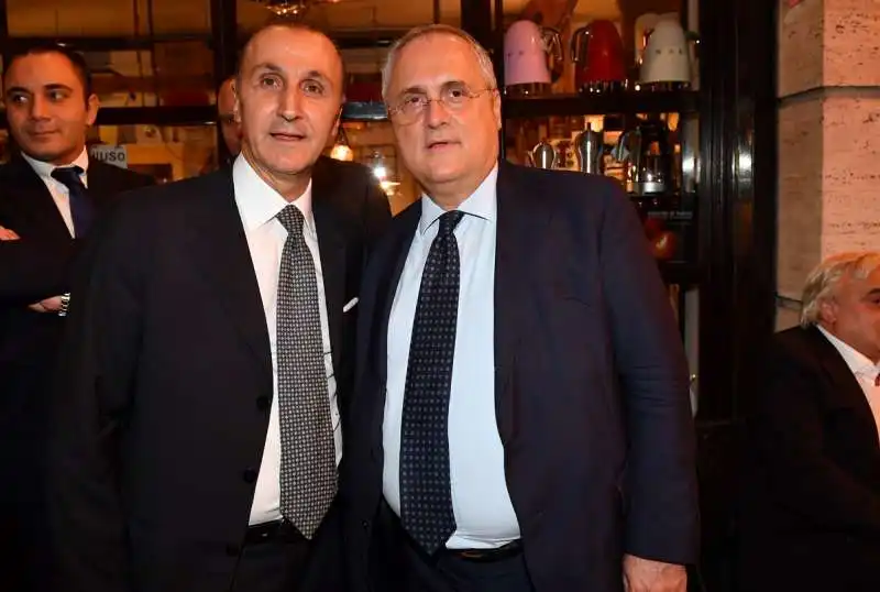 andrea meschini col presidente claudio lotito