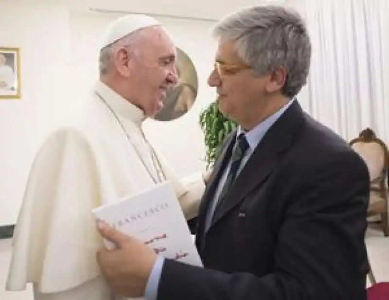 ANDREA TORNIELLI CON PAPA FRANCESCO