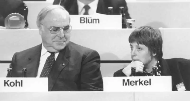 angela merkel helmut kohl