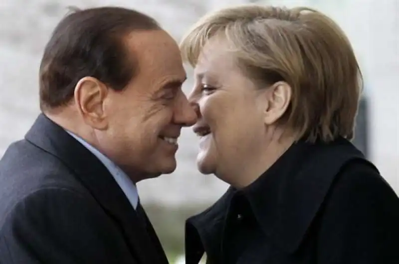 angela merkel silvio berlusconi