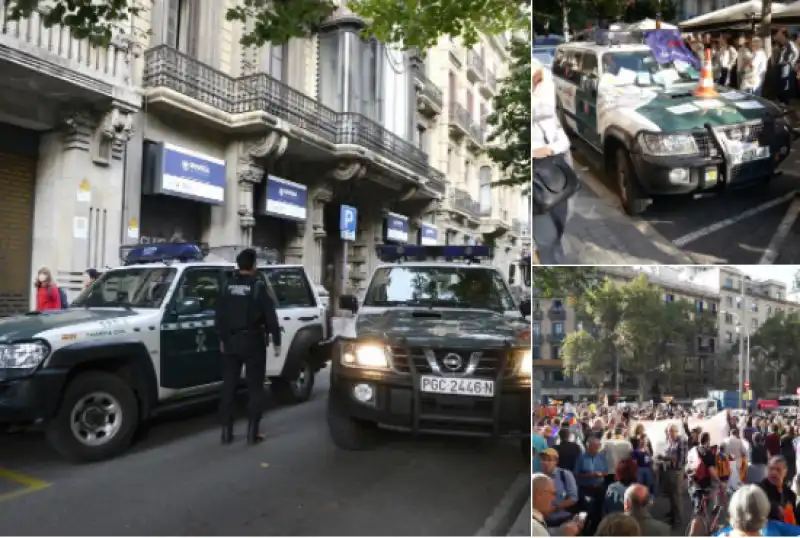 barcellona arresti e proteste