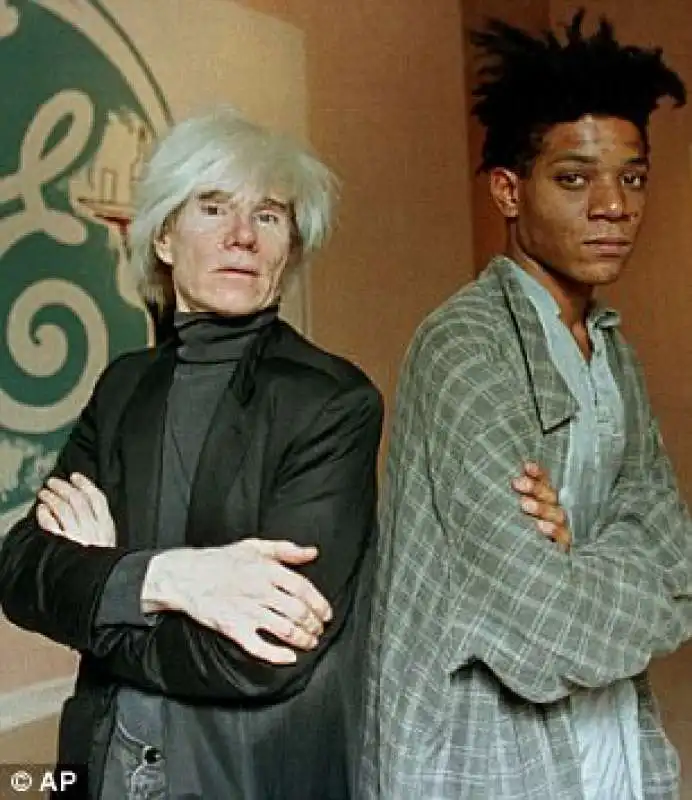 basquiat con warhol