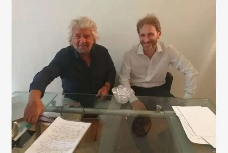 BEPPE GRILLO E DAVIDE CASALEGGIO