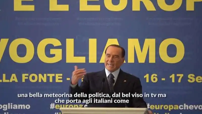 BERLUSCONI A FIUGGI PARLA DI DIMAIO