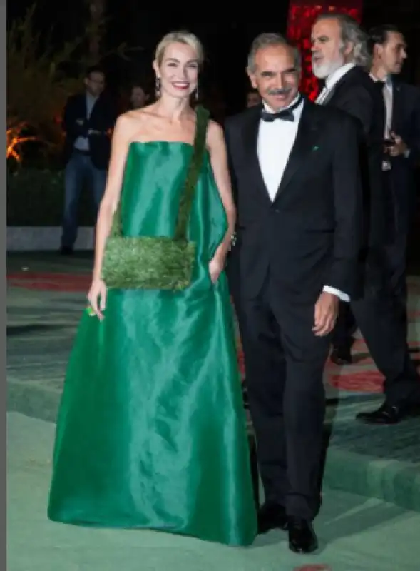 carlo capasa e stefania rocca green carpet fashion award