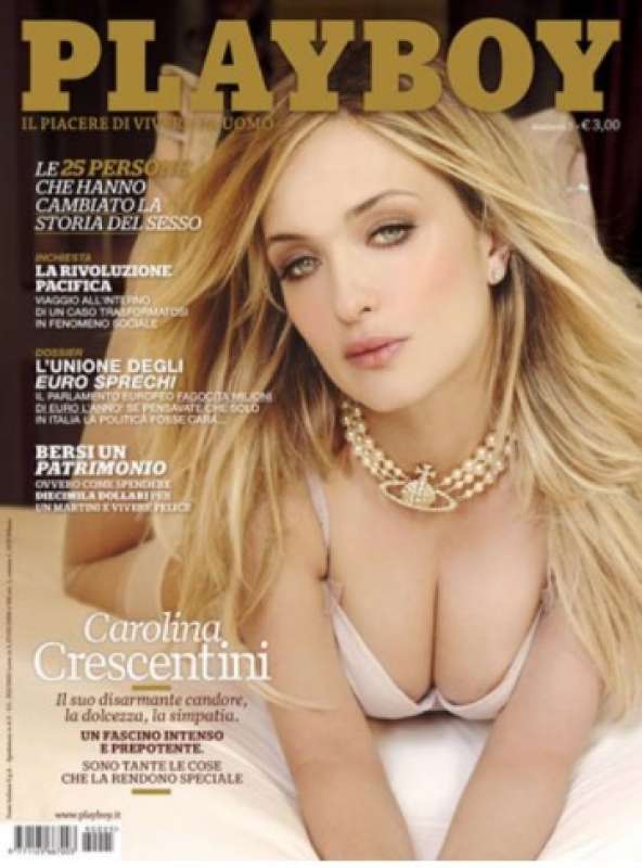 carolina crescentini su playboy